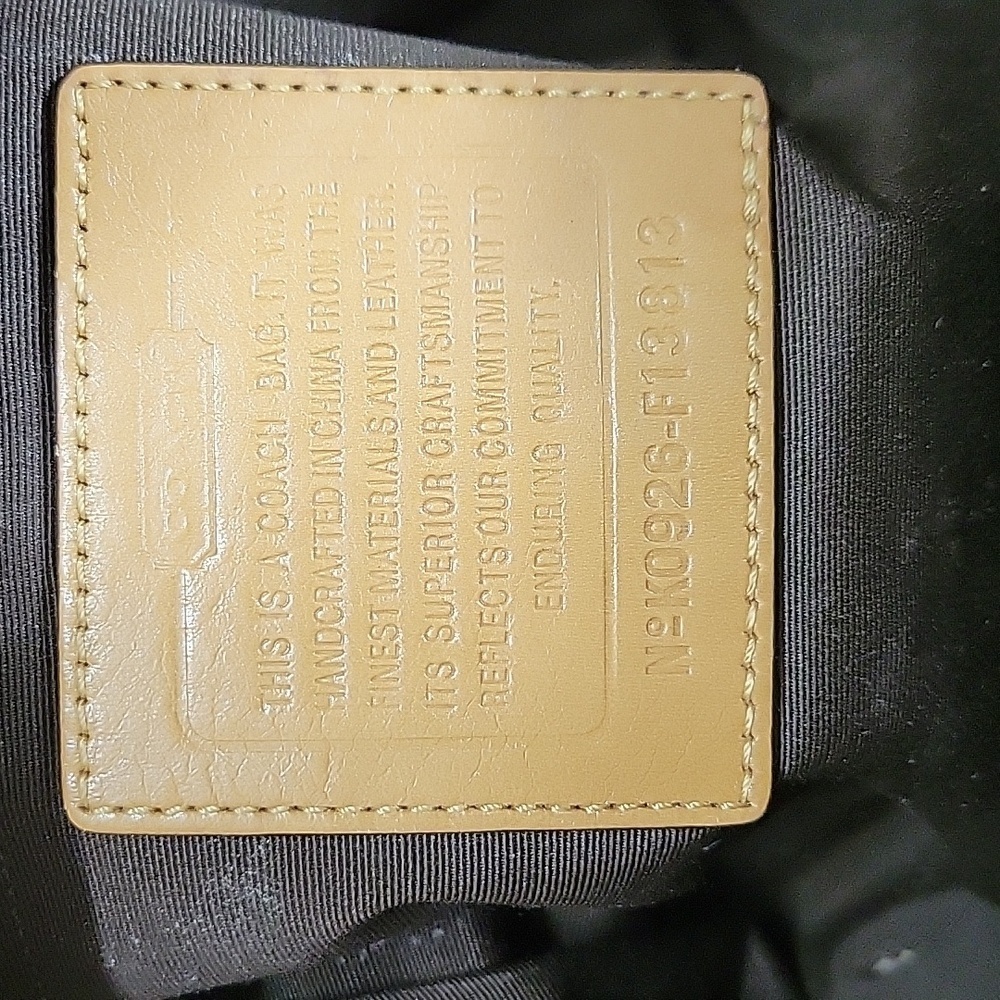 Vintage Coach Signature Canvas/Leather Crossbody Diaper Bag - Picture 15 of 16